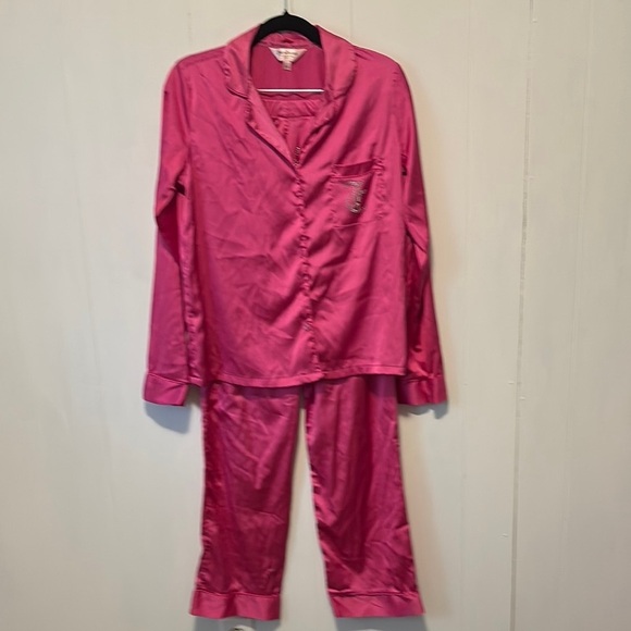 Juicy Couture Pink Satin Pajama Set - Picture 2 of 6